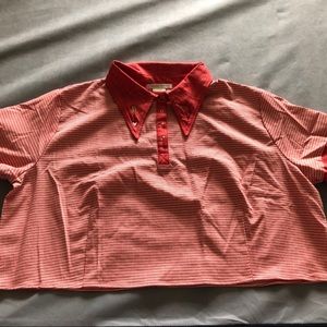 Tuesday Bassen Red Camp Polo Shirt